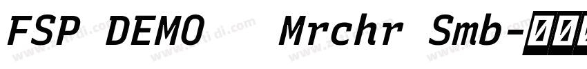 FSP DEMO   Mrchr Smb字体转换